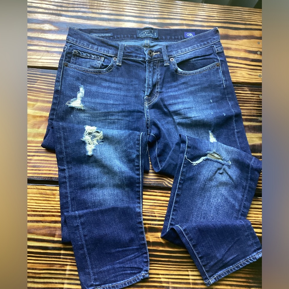 Lucky Brand Sienna Slim Boyfriend Size 28
